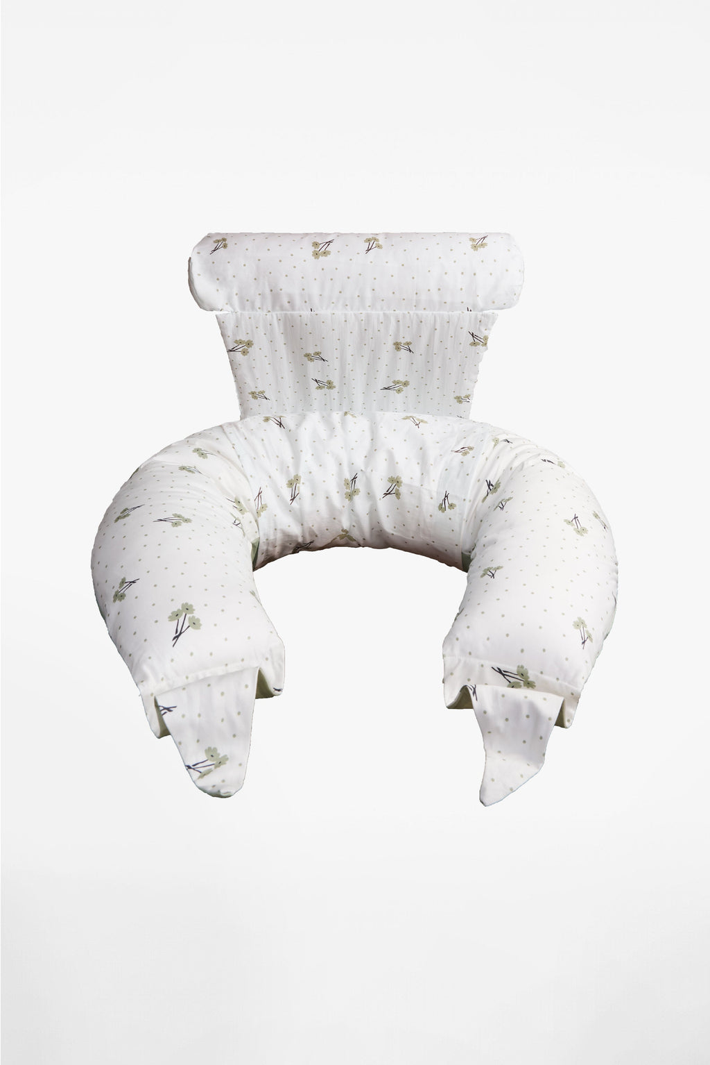 HUGS PLUS Pregnancy and Breastfeeding Pillow - Blossom Green