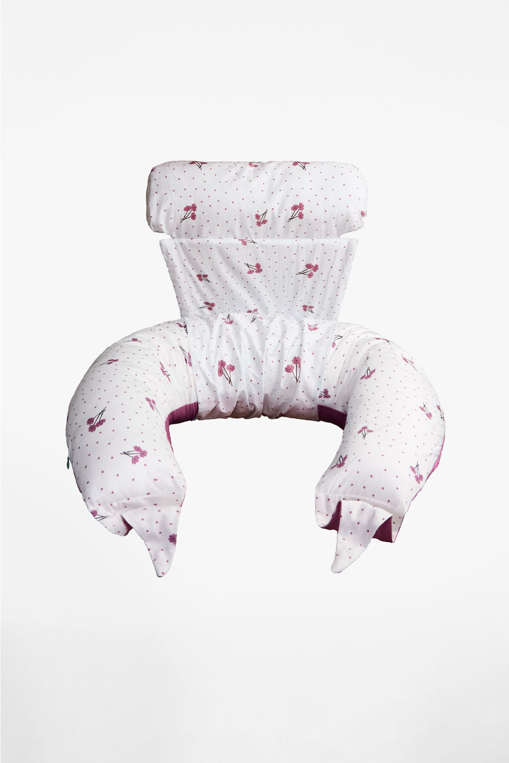 HUGS PLUS Pregnancy and Breastfeeding Pillow - Blossom Purple