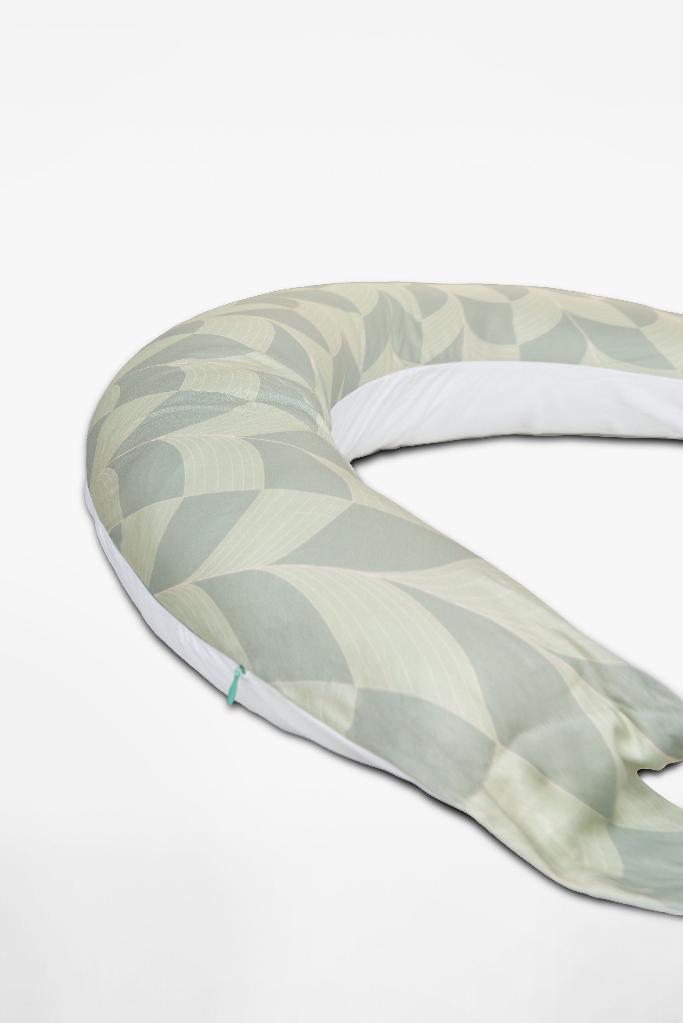 HUGS PLUS Pregnancy and Breastfeeding Pillow - Fan Green