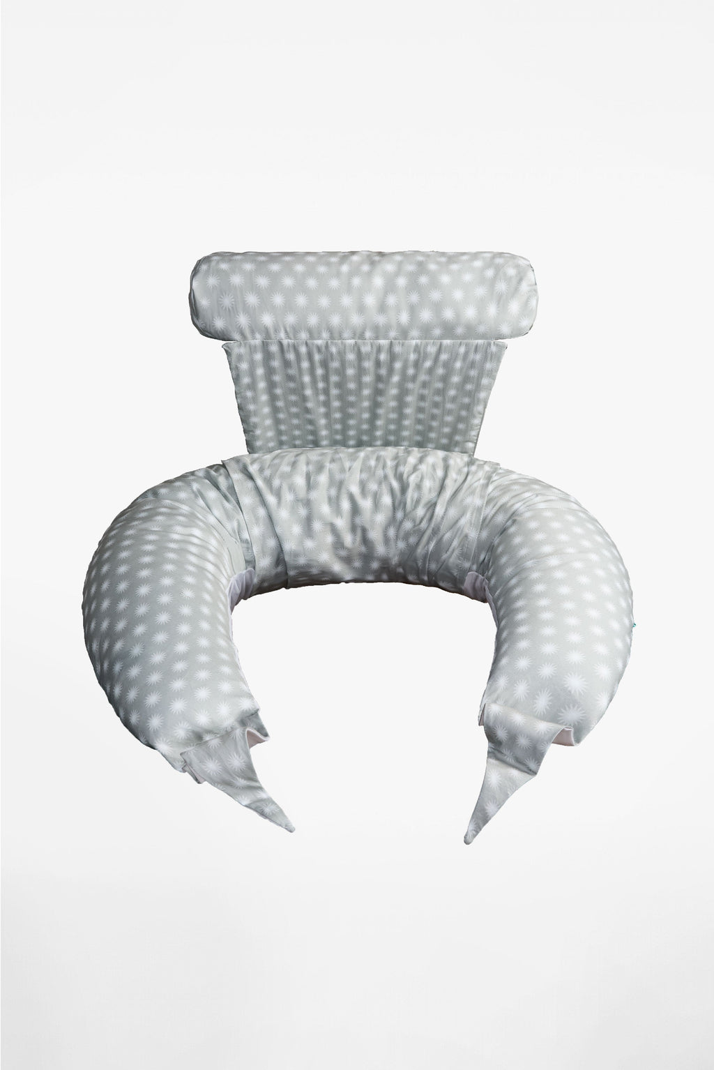 HUGS PLUS Pregnancy and Breastfeeding Pillow - Star Grey