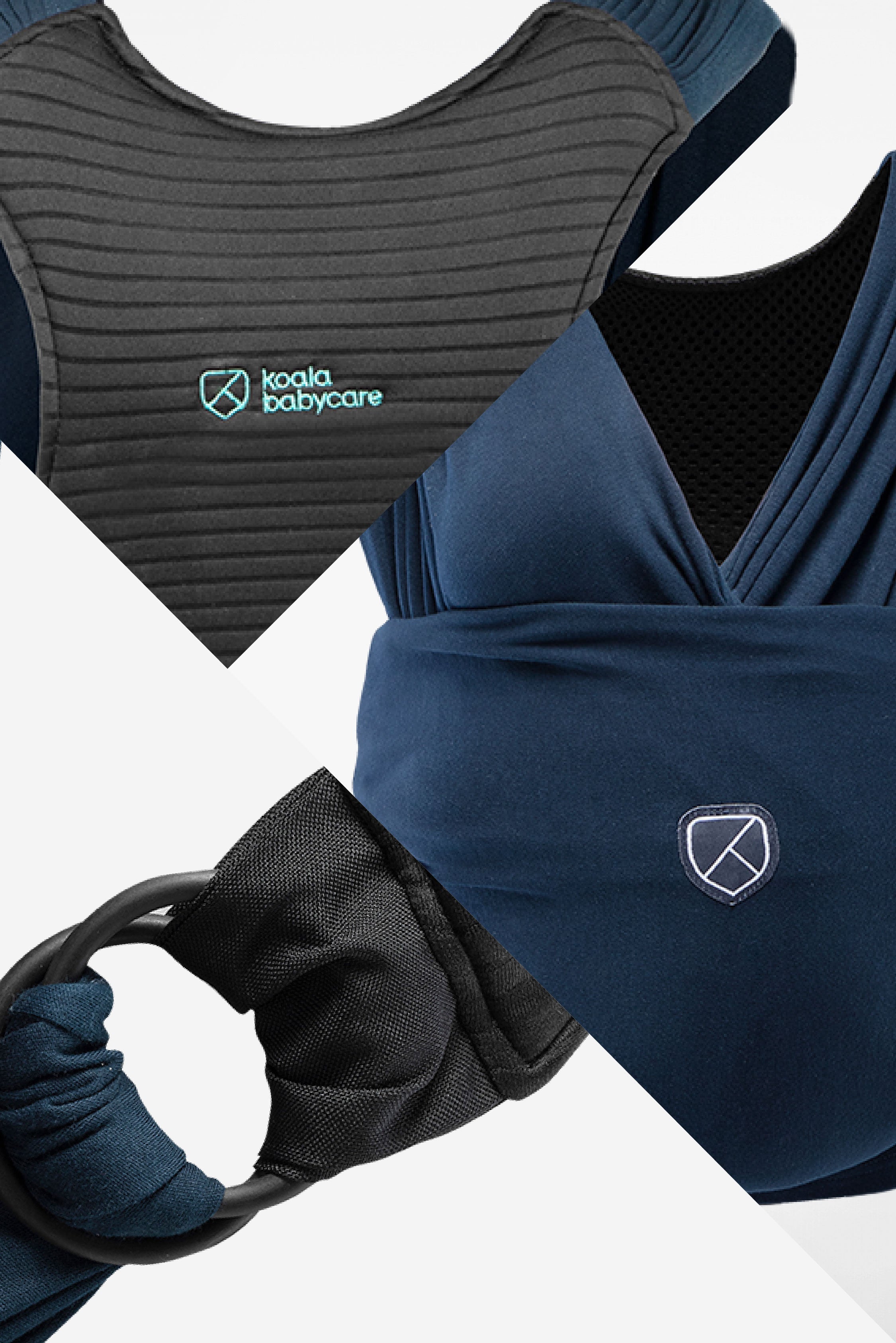 CUDDLE BAND 2 Newborn Baby Wrap - Dark Blue