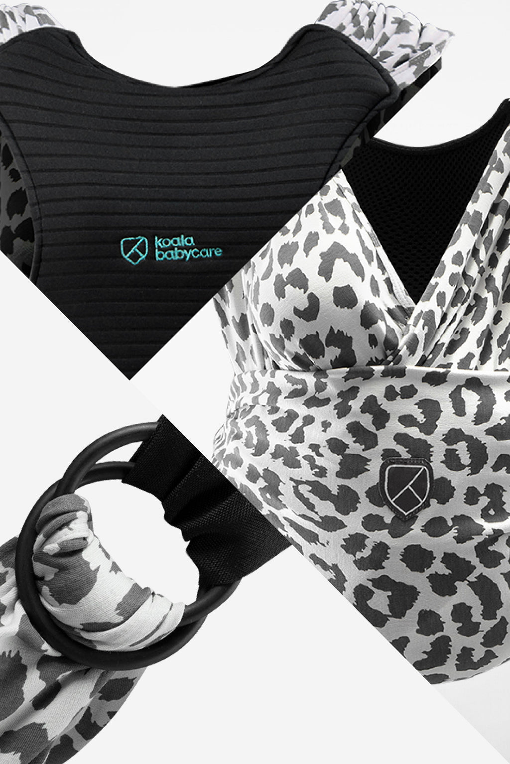 CUDDLE BAND 2 Newborn Baby Wrap - Leopard-Print