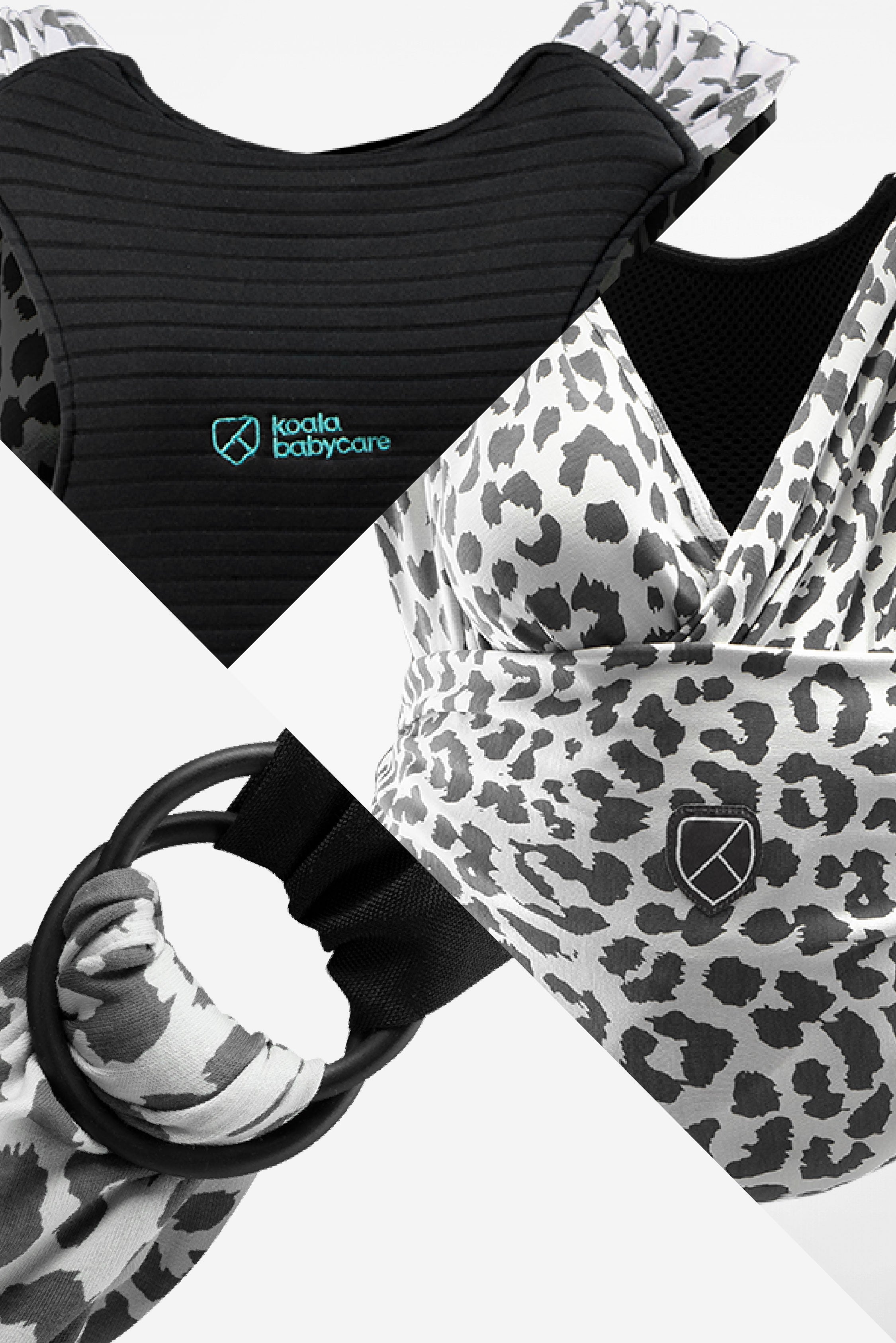 CUDDLE BAND 2 Newborn Baby Wrap - Leopard-Print