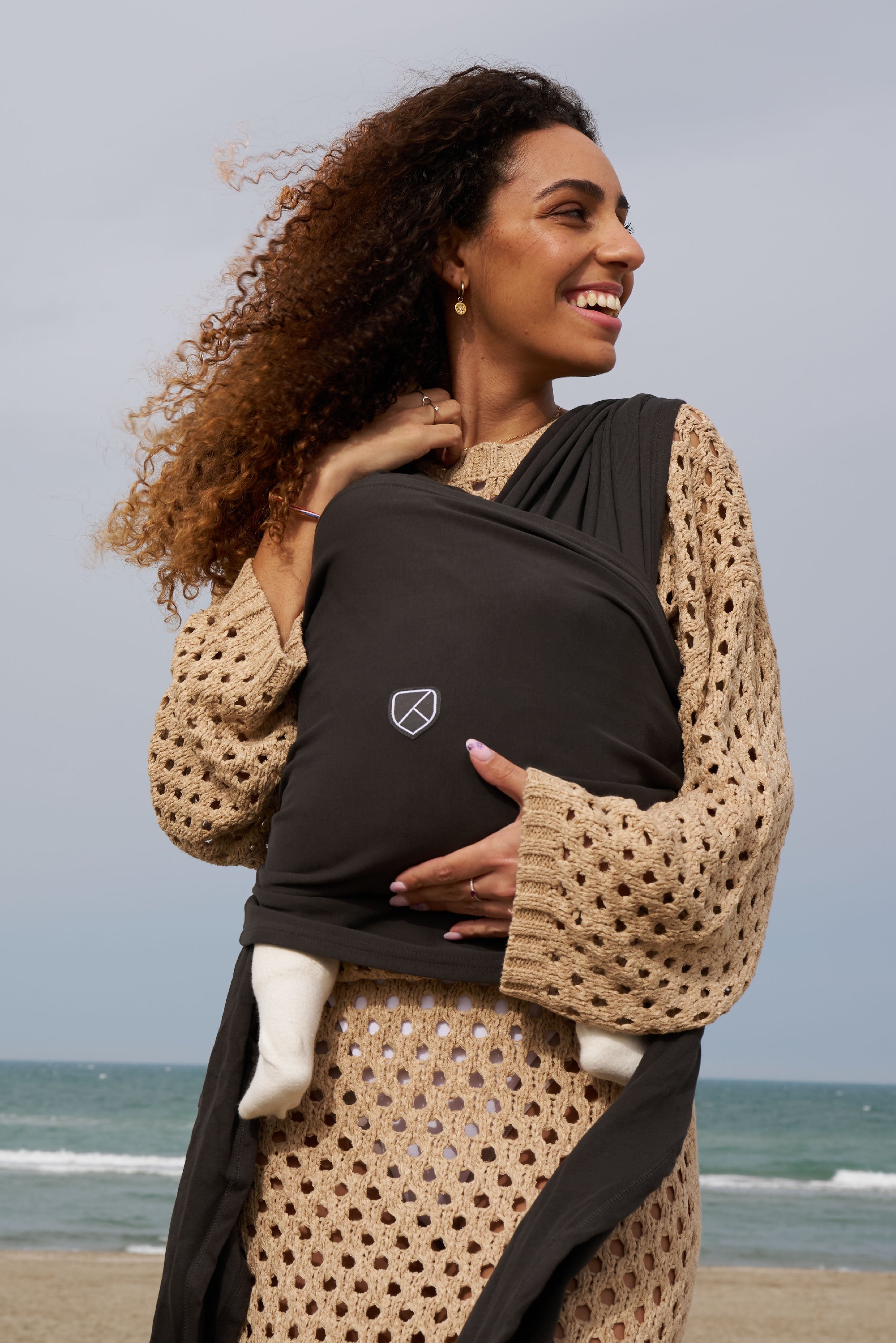 CUDDLE BAND 2 Newborn Baby Wrap - Dark Green